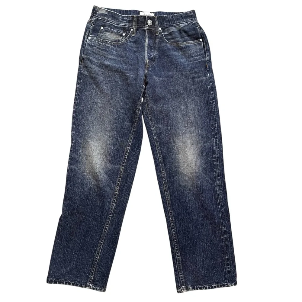 rag & bone Miramar Sweatpant Jeans Size S Elastic Waist Pull On Denim Look - Picture 2 of 15